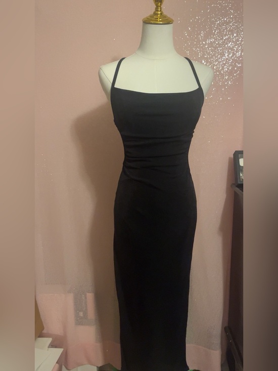 Forever 21 Dresses & Skirts - Forever 21 Black Maxi Slip Dress with Spaghetti Straps